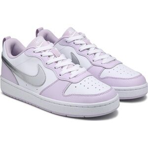 Nike Youth Lavender and Silver Sneakers